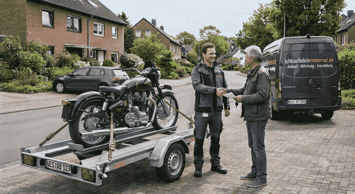 Royal Enfield verkaufen in NRW? Wir bieten professionellen Ankauf: Interceptor, Himalayan, Classic & mehr. Faire Preise, schnelle Abwicklung & Abholung. Jetzt Royal Enfield Ankauf anfragen!